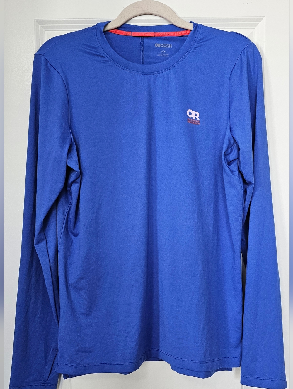 Outdoor Research Spectrum Sun Long Sleeve Tee Blue Women's M ActiveIce Hiking